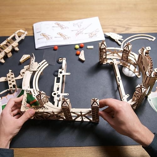 UGEARS Harry Potter Quidditch Pinball Machine - 3D Wooden Puzzles for Adults to Build, Mechanical Wooden Model Kits, Wood Brain Teaser Puzzles, Harry Potter 3D Puzzle Pinball Game for Christmas thumbnail 2