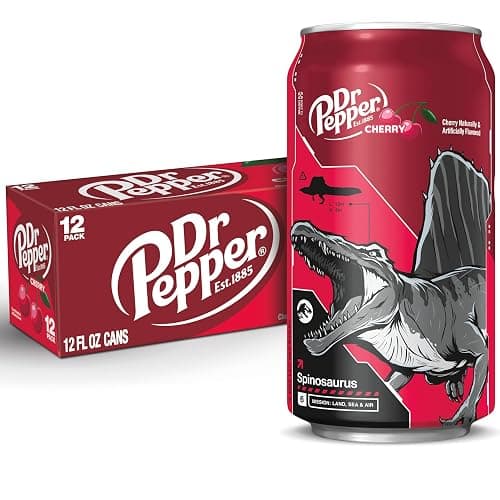 DR PEPPER - CHERRY, 12 OZ, 12 PK - Cherry - 12 Fl Oz (Pack of 12) - Image 1