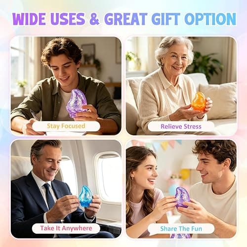 Water Drop Squishy Fidget Toys, Slow Rise Squishy Stress Balls Relief Toy, Squeeze Squishies Toys for Anxiety Relief, Sensory Squeeze Ball for Kids Adults, Office Classroom Party Favors thumbnail 5