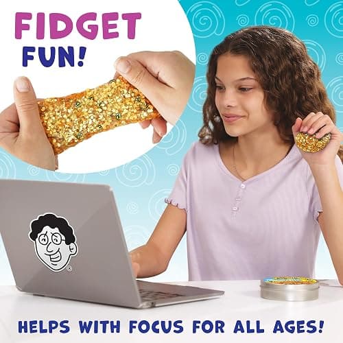 Crazy Aaron's Thinking Putty - Honey Hive - Clear Sensory Putty for Kids and Grown ups in a 4" Tin - Creative and Endless Fun, Stress Relief Therapy Toys, Never Dries Out - Made in USA thumbnail 4