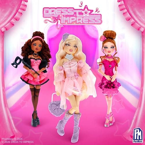 PhatMojo Dress to Impress - Winter Rose Fashion Doll - Series 1-11.5-Inch Tall - Includes DLC Code Redeemable on Roblox - Officially Licensed Doll thumbnail 2