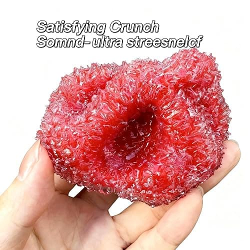 Crunchy Squishy Stress Ball, Waxberry moldable Crunchy Stress Balls,Ice Skin Fidget Sensory Toys, Satisfying Squishy Relaxing Fidget(1pcs) thumbnail 4