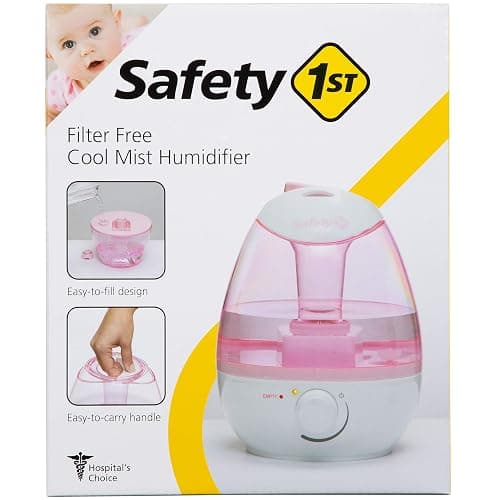 Safety 1st Filter Free Cool Mist Humidifier, Pink, Pink thumbnail 6