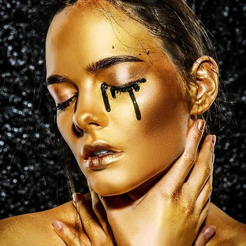 Metallic Gold Eye Black Stick,Anti-Glare Eye Black for Multi Sports | Glitter Eye Black for Baseball Football Softball, Anti-Glare Grease Stick Sports Favor Spirit Day Accessories thumbnail 4