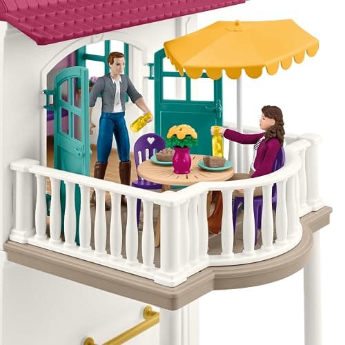 Schleich Horse Club - 179 PC Lakeside Country House and Stable Playset with Horse Figurines, Poseable Characters and Accessories - Realistic Farm Toys for Girls and Boys - Kids Ages 5+ | 42706 thumbnail 5