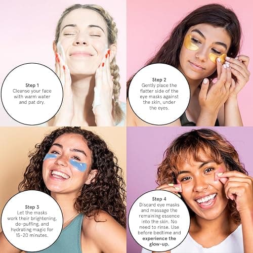 grace & stella Award Winning Under Eye Patches (12 pairs) Eye Masks for Puffy Eyes & Dark Circles - Birthday Gifts for Women, Bachelorette Party Favors, Bridesmaid, Self Care, Relaxation Gifts for Teen thumbnail 6