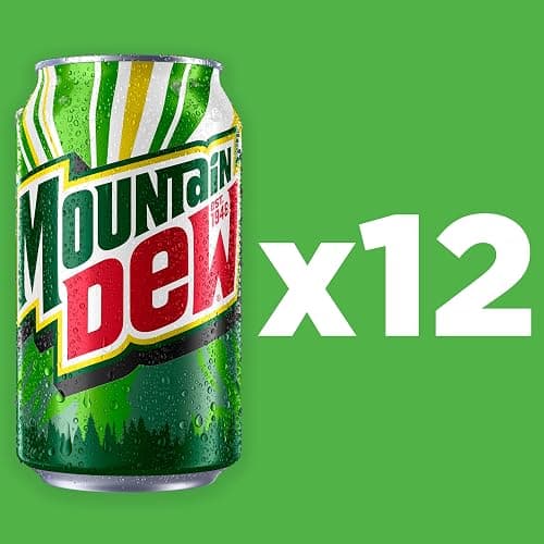 Mountain Dew Soda, 12 Fl Oz Cans (Pack of 12) thumbnail 3