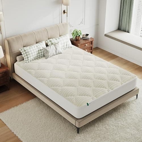 Novilla Fleece Mattress Topper Full, Warm Sherpa Mattress Pad, Cloud-Like Soft Bed Cover for Winter, Deep Pocket fits up to 21", Machine Washable thumbnail 8