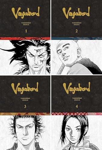 Vagabond Definitive Edition Series Vol. 1-4, 4 Books Collection Set by Takehiko Inoue - Image 1