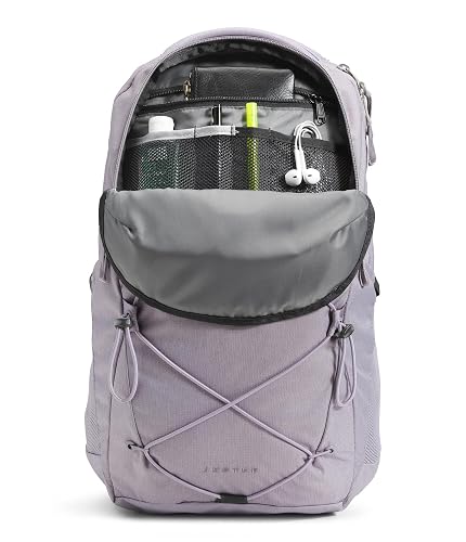 The North Face Women's Jester Everyday Laptop Backpack - Commuter Travel Bag, Laptop Sleeve, Water-Repellent, Minimal Grey Dark Heather/Minimal Grey-NPF, One Size thumbnail 6