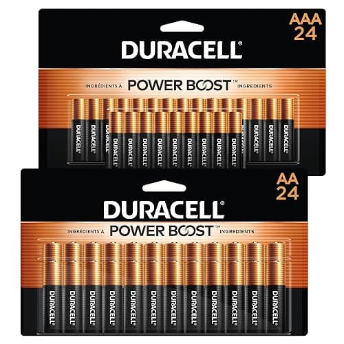 Duracell - Coppertop AA and AAA Batteries Bundle (24 Count Each) | Long Lasting, All-Purpose Alkaline Batteries - Image 1