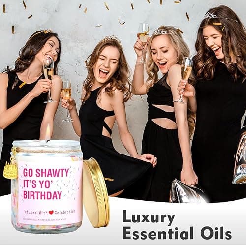 OMG It's Your Birthday Candle - Birthday Cake Candle Birthday Candle for Women, Happy Birthday Candles Gifts for Women Dessert Candle, Unique Birthday Gifts for Women Girls Friends Sister, 7oz thumbnail 7