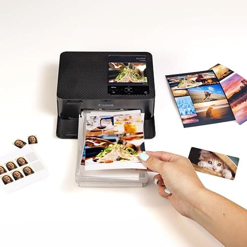 Canon Selphy CP1500 Wireless Compact Photo Printer (Black) thumbnail 2