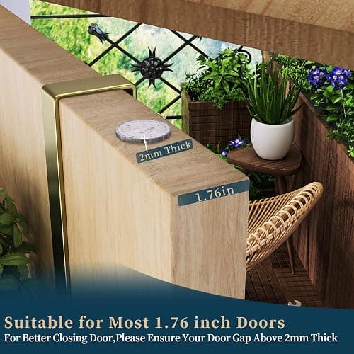 Consumest Over The Door Hooks Organizer - 3 Tier Door Hanger with 9 Coat Hooks & 2 Mesh Basket, Back Storage Organizer Hanging Towels for Bathroom, Bedroom, Gold thumbnail 7