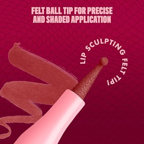 NYX PROFESSIONAL MAKEUP Lip Lingerie Liner Stain, Seamless Make Up with All-Day Color, Waterproof Lip Stain Finish - Up All Night (Black Cherry) thumbnail 5