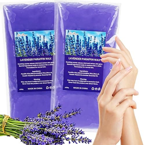 MAQIHAN Paraffin Wax for Hand and Feet - 2 Pack Lavender Scented Paraffin Wax Refills Hand Wax for Dry Skin, Hydration Nourish - Image 1