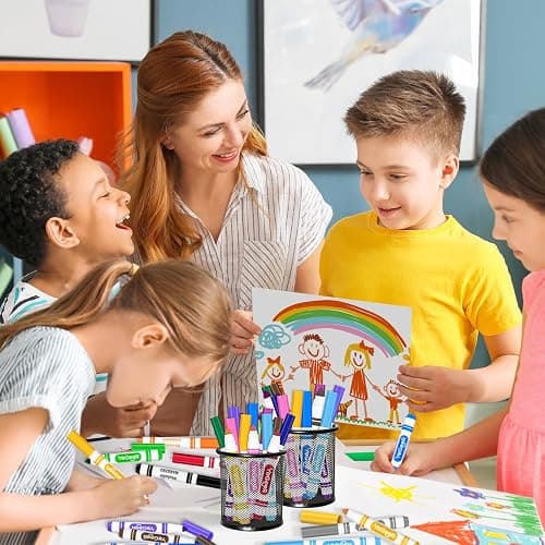 YEGEER 320 Count Washable Markers Bulk – 16 Assorted Colors, Broad Tip Markers for Kids, Teachers, and Classroom Supplies, Perfect for Art and Coloring.(320) thumbnail 2