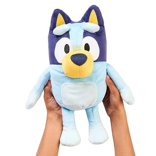 Bluey Talking Plush Toy, 13” Bluey Toys Plush Stuffed Animal, Singing Dog Toys for Kids with 9 Different Phrases, Musical Talk Back Toy Gift for Kids - Bluey thumbnail 4