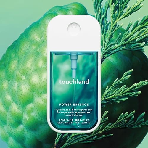 Touchland Hydrating Body & Hair Fragrance Mist, Sparkling Bergamot, 2 FL. OZ. Travel Size Body Spray thumbnail 3