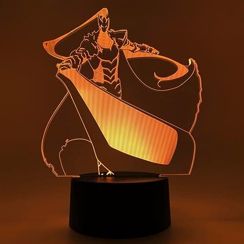 Otaku Lamps Shadow Igris Solo Leveling – Anime Lamp Figure Night Light, 16 Color RGB LED – 3D Anime Room Décor Gift for Otaku thumbnail 5