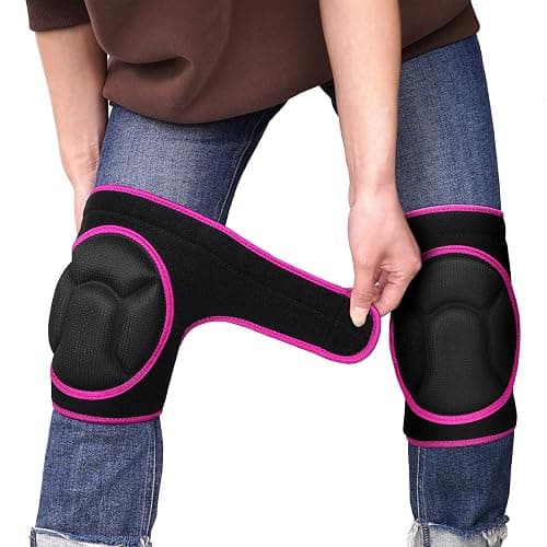 YKTSUJ Women Men Knee Pad Suitable for House Working, Floor and Carpet Cleaning, Gardening Maintain, Construction Work, High Elastic Fabric Men Knee Pads Protect Knee Safety thumbnail 2