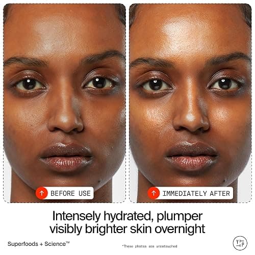 Youth To The People Superberry Dream Mask - Hyaluronic Acid + Vitamin C Face Moisturizer + Overnight Facial Mask, Hydrates + Plumps + Brightens Skin, Evens Skin Tone, For Dry + Dull Skin, Non-Greasy thumbnail 4