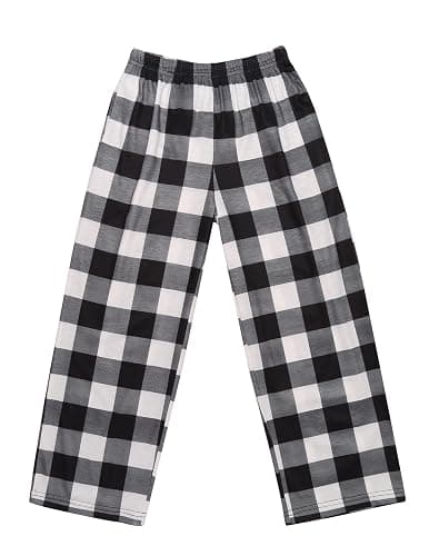 Ekouaer Girls Soft Pajamas Pants Cute Print Pattern PJ Bottoms Comfortable Lounge Long Pants with 2 Pockets thumbnail 4