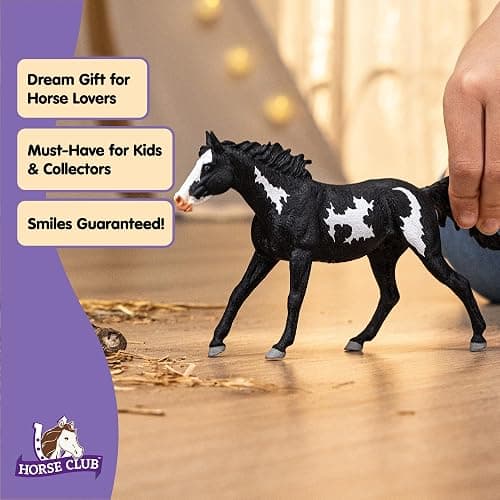 Schleich Horse Club - 7" Paint Horse Gelding - Collectable, Realistic Toy Horse Figurine for Girls and Boys - Durable, Educational Figure for Fun Imaginative Play - Kids Toys Ages 5+ | 14900 thumbnail 6