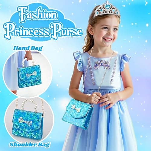 Frozen Makeup & Dress Up Toys for Girls Ages 3 4 5 6 Kids Makeup Kit Princess Real Make up Pretend Play Toy Halloween Costumes Nail Polish Set Birthday Gifts for Girls Toddlers 3-5 4-7 6-8 Year Old thumbnail 5