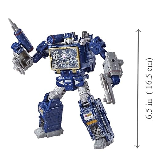 Transformers Toys Generations War for Cybertron Voyager Wfc-S25 Soundwave Action Figure - Siege Chapter - Adults & Kids Ages 8 & Up, 7" | Transformers Siege War For Cybertron 7 Inch Action Figure Voyager Class - Soundwave thumbnail 2
