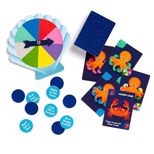 Mudpuppy Socktopus Octopus – 8 Legged Version of Classic Kids Crazy 8’s Memory Game with Color Matching and Pattern Recognition for Children Ages 5 and Up, 2-4 Players thumbnail 4