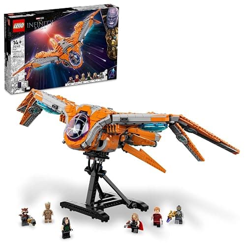 LEGO Marvel The Guardians' Ship 76193 Building Toy - Large Avengers Spaceship Model with Thor & Star-Lord Minifigures, Superhero Movie Inspired Set, Gift for Boys, Girls, Kids, and Teenagers - Image 1