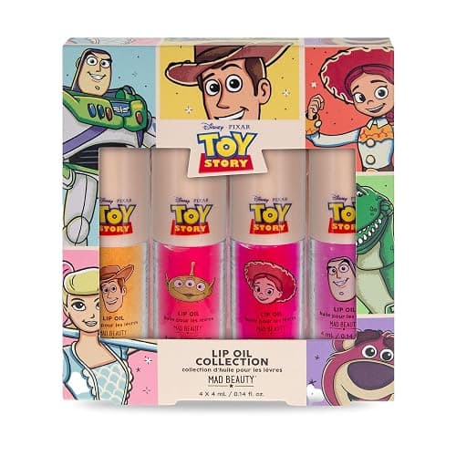 Disney Pixar Toy Story Lip Oil Collection | Officially Licensed | 4 x 4ml | Vanilla Strawberry Cherry Grape | Sheer Shine | Lip Gift Set | Mad Beauty thumbnail 3