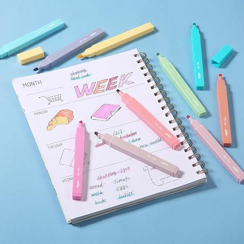 Mr. Pen- Aesthetic Highlighters No Bleed, 10 Pack, Assorted Colors | Chisel Tip, Cute Highlighters Assorted Colors for Journaling, Highlighting, Underlining, Fast Dry, Back to School Supplies thumbnail 8