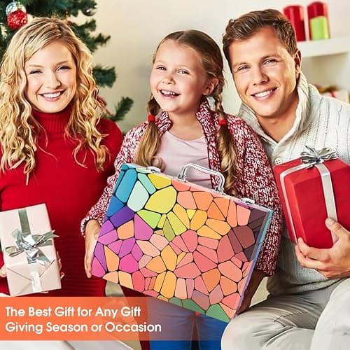 Art Supplies, 180 Pack Drawing Painting Set for Kids Girls Boys Teens, Coloring Art Kit Gift Case with Clipboard, Coloring Papers, Oil Pastels, Crayons, Colored Pencils, Watercolor Cakes, Markers thumbnail 3