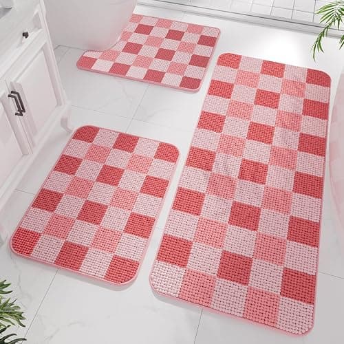  Bathroom Rugs Sets 3 Pieces - Image 1