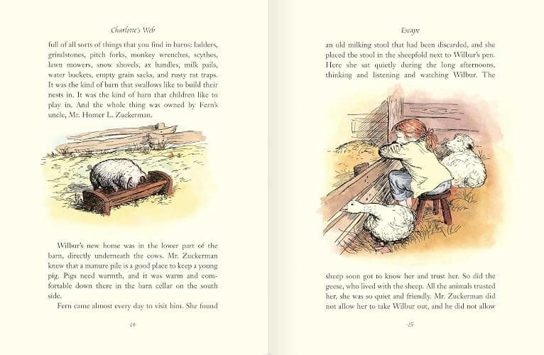 Charlotte's Web: Colour Illustrated Gift Edition thumbnail 3
