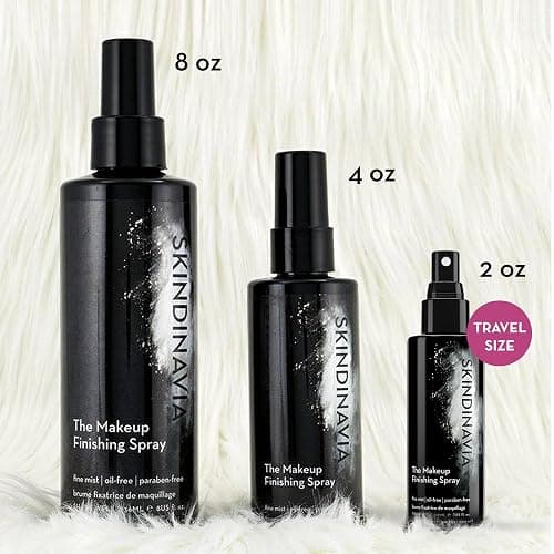 Skindinavia The Makeup Finishing Spray, Classic Makeup Setting Spray, All-Day Wear, Long-Lasting Up to 16+ Hours, Heat-Resistant & Waterproof, Cooling Fine Mist, 2.0 Oz thumbnail 5
