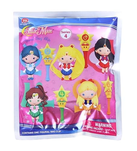 Sailor Moon Series 4-3D Foam Bag Clip in Blind Bag (Single) - Image 1