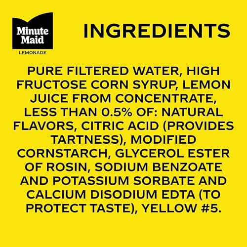 Minute Maid Lemonade, 12 Oz, Pack Of 12 thumbnail 2