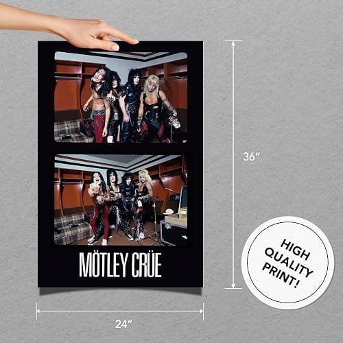 Desert Cactus Motley Crue Poster 24 x 36 inch Room Office Décor Decoration Official Fan Gear (24x36,Design 12) thumbnail 2