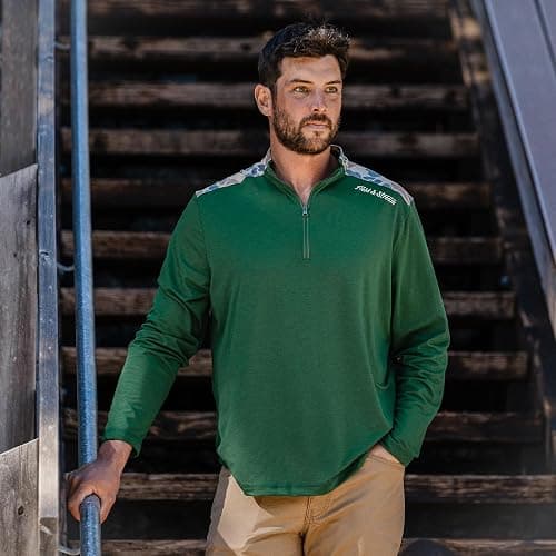 Field & Stream Roll Cast Performance Quarter Zip with Drirelease® thumbnail 3