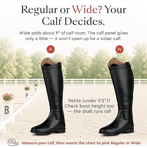 HORZE Rover Tall Field Riding Boots for Women, Rider Equestrian Boots | English Riding Boots for Women, Breathable Mesh Lining, YKK Zipper, Soft Synthetic Leather, Comfortable All-Day Riding Sole thumbnail 5