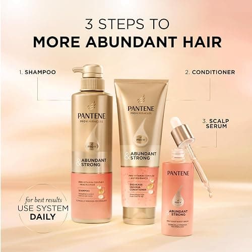 Pantene Abundant & Strong Daily Scalp Serum, Strengthens Scalp’s Hold on Roots, 2 oz thumbnail 9