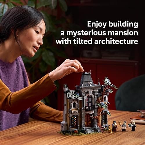 LEGO Icons Mayor Manor 11383 | Building Set for Adults, Ages 18+, Halloween Decor & Craft, Relaxation Activity, 1420 pieces, Gift for Men & Women thumbnail 3