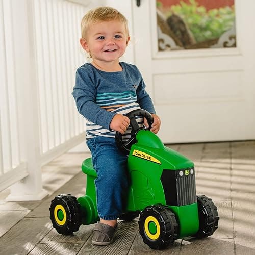 John Deere Ride On Toys Sit 'N Scoot Activity Tractor for Kids Ages 18 Months and Up, Green thumbnail 5