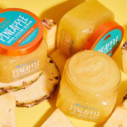 Tree Hut Pineapple Shea Sugar Scrub, Exfoliating, Hydrating & Moisturizing Body Scrub with Shea Butter & Nourishing Essential Oils, Smooth & Soften Skin, 18 oz thumbnail 3