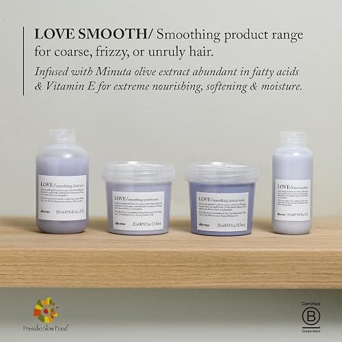 Davines LOVE Smoothing Conditioner, Smoothing Formula for Frizzy or Coarse Hair, Soften and Nourish thumbnail 5