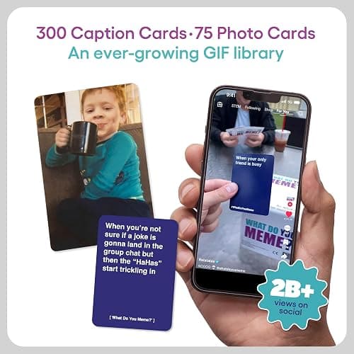 WHAT DO YOU MEME? Core Game, Now Including GIF's by Relatable, The Essential Adult Party Game for Meme Lovers, A Fun White Elephant Gifts and Stocking Stuffers thumbnail 5