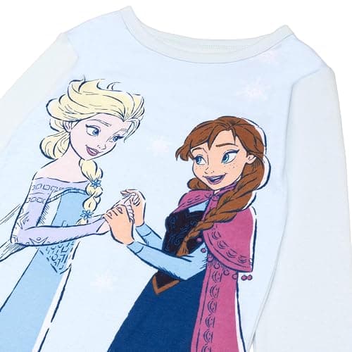 Disney girls 4-piece Snug-fit Cotton Pajama Set, Soft & Cute for Kids thumbnail 4